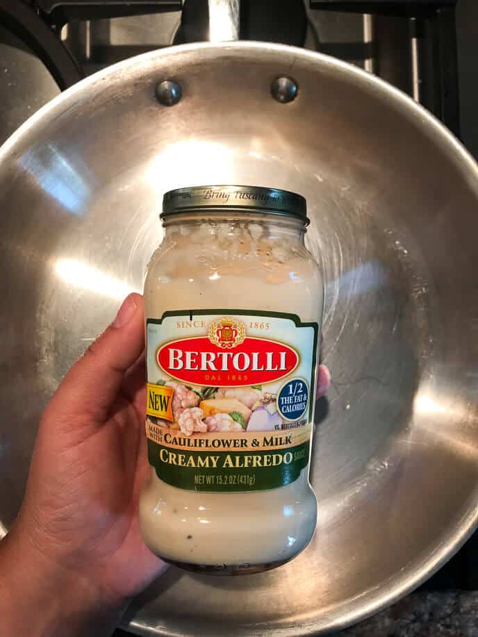Bertolli Creamy Alfredo with Cauliflower & Milk: