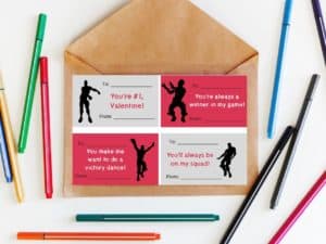 Fortnite Valentines Cards {Free Printable} | It Is a Keeper