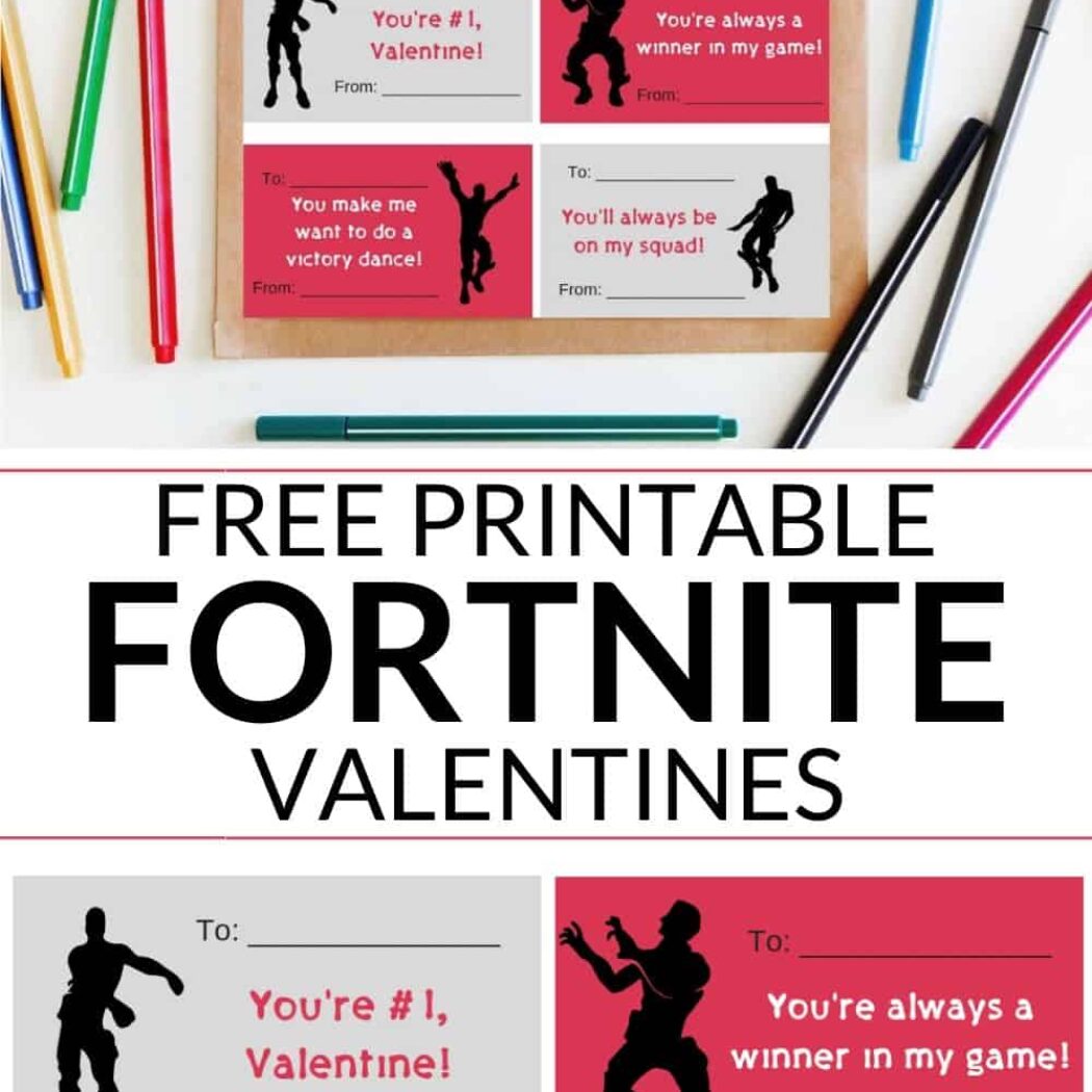 Fortnite Valentines Cards