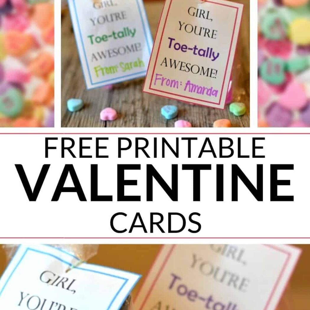 Nail Polish Themed Free Valentine Cards