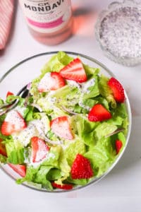 Strawberry Salad with Poppyseed dressing