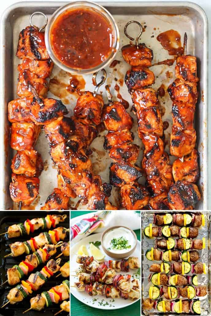 These chicken kabob recipes are easy and tasty!