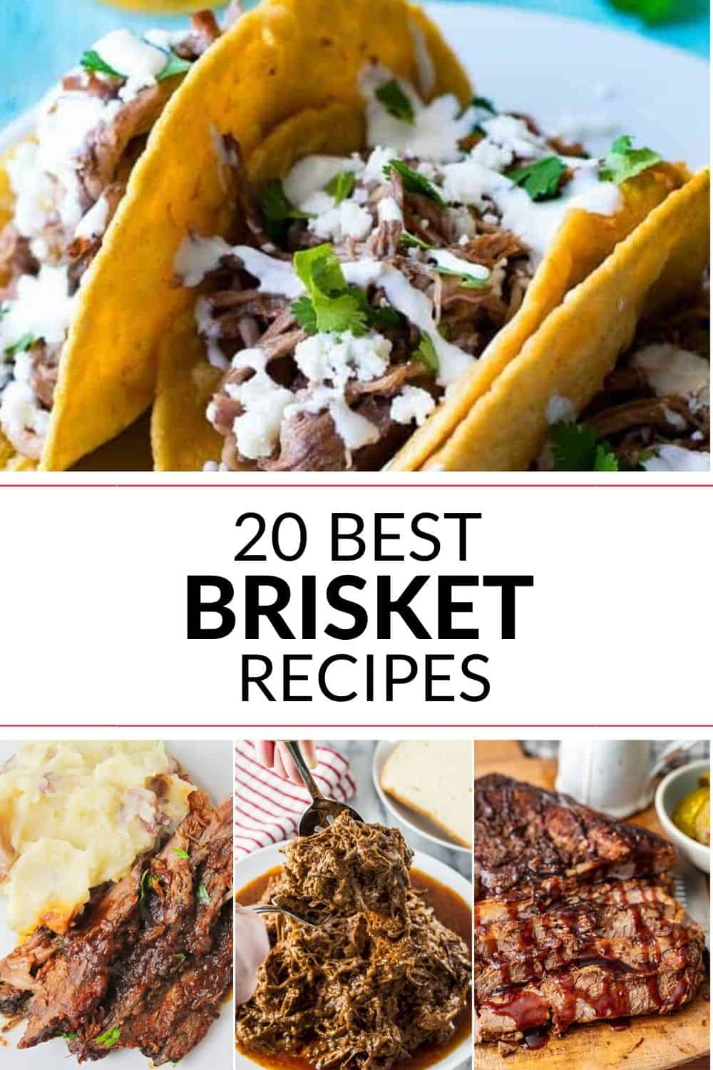 These brisket recipes are so yummy! You will find the best brisket recipe and more!