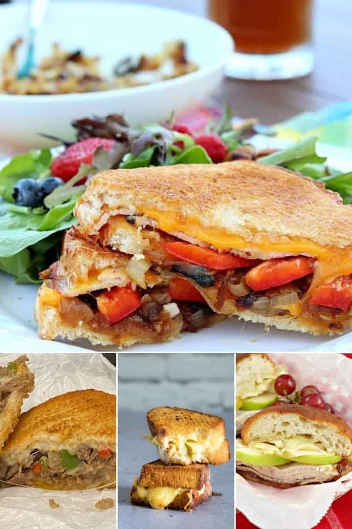 a list of amazing air fryer grilled cheese recipes