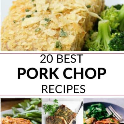 a group of the 20 best pork chop recipes