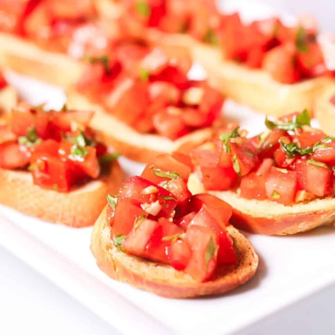 Easy Tomato Bruschetta with Fresh Basil | It Is a Keeper