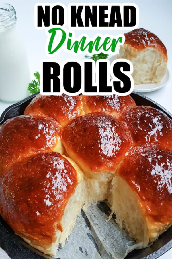 No Knead Easy Dinner Rolls It Is A Keeper