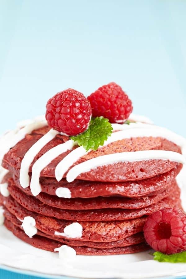 Red Velvet Pancake Recipe  It is a Keeper