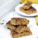 @ white plates with chocolate chips granola bars