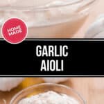 Two views of the sauce.