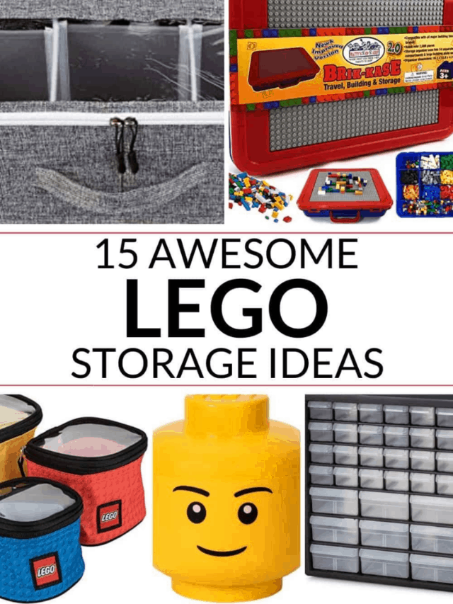THE BEST, MOST CREATIVE LEGO STORAGE IDEAS STORY