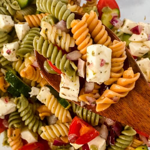 Tri Color Pasta Salad -Zesty Italian Style | It is a Keeper