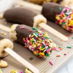 A platter of the finished frozen treat.