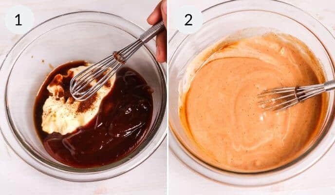 Step by step instructions for making Red Robin Campfire sauce.