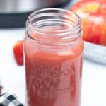 a closeup on the sweet side dish.