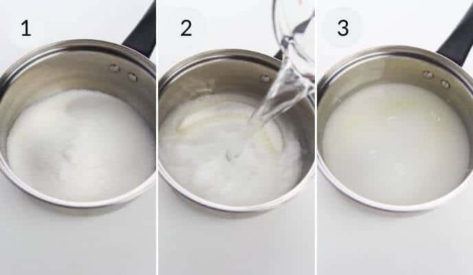 Make the simple syrup.