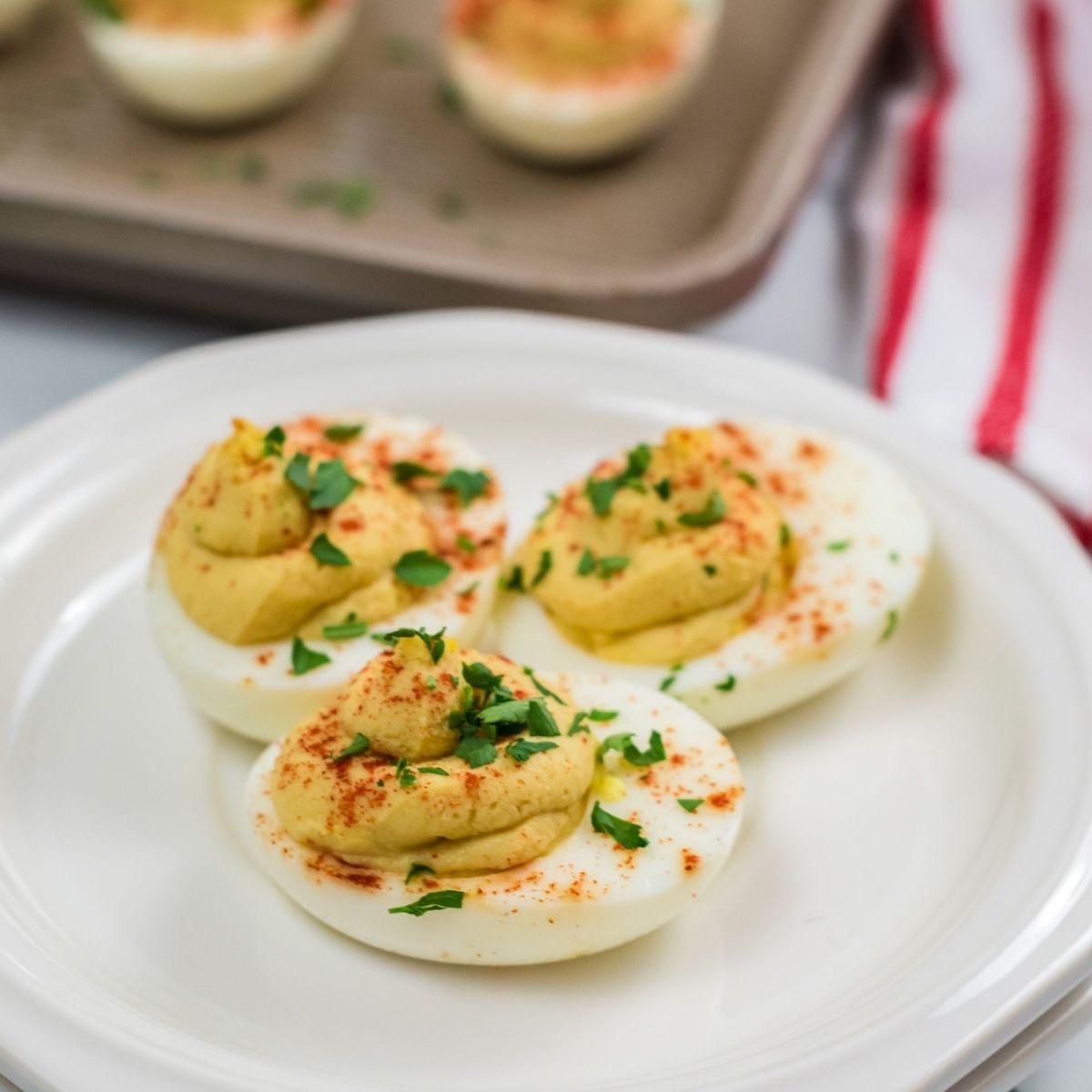 Hummus Deviled Eggs