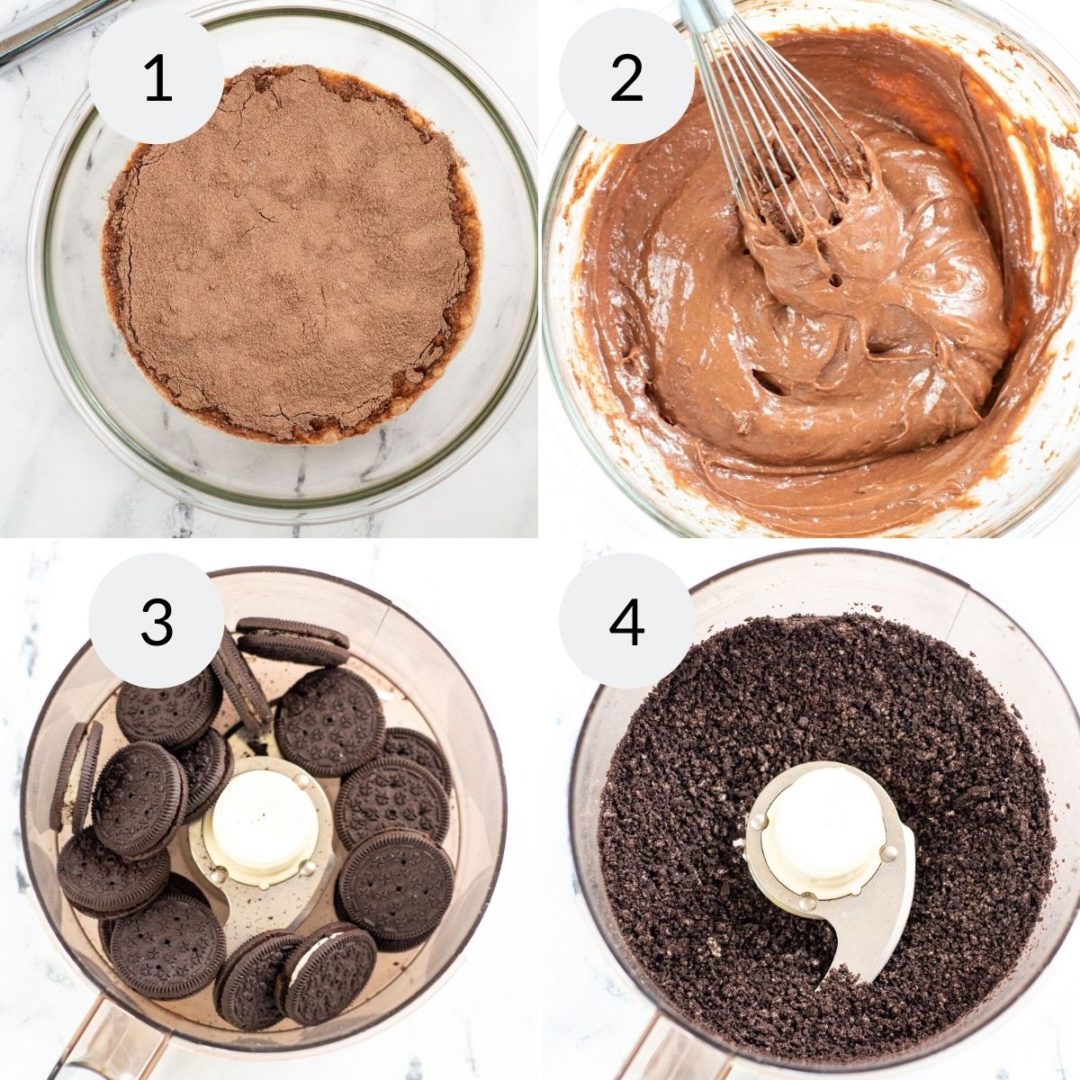 step by step instructions for making halloween pudding snacks