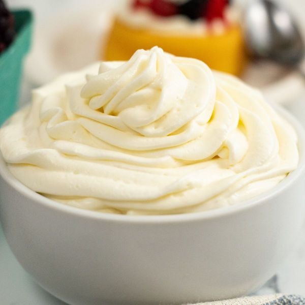 Stabilized Whipped Cream.