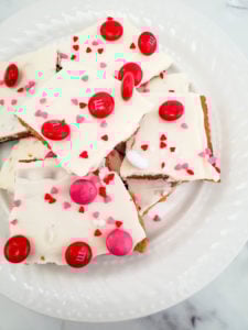 Valentine Chocolate Cracker Bark