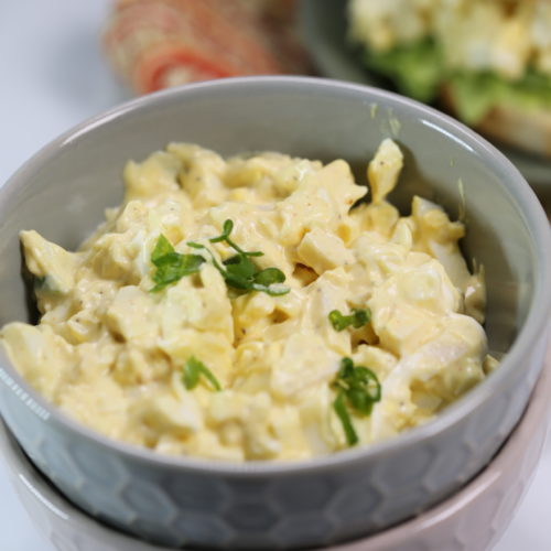 Classic Egg Salad in a bowl.