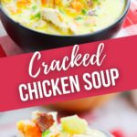 Cracked chicken soup