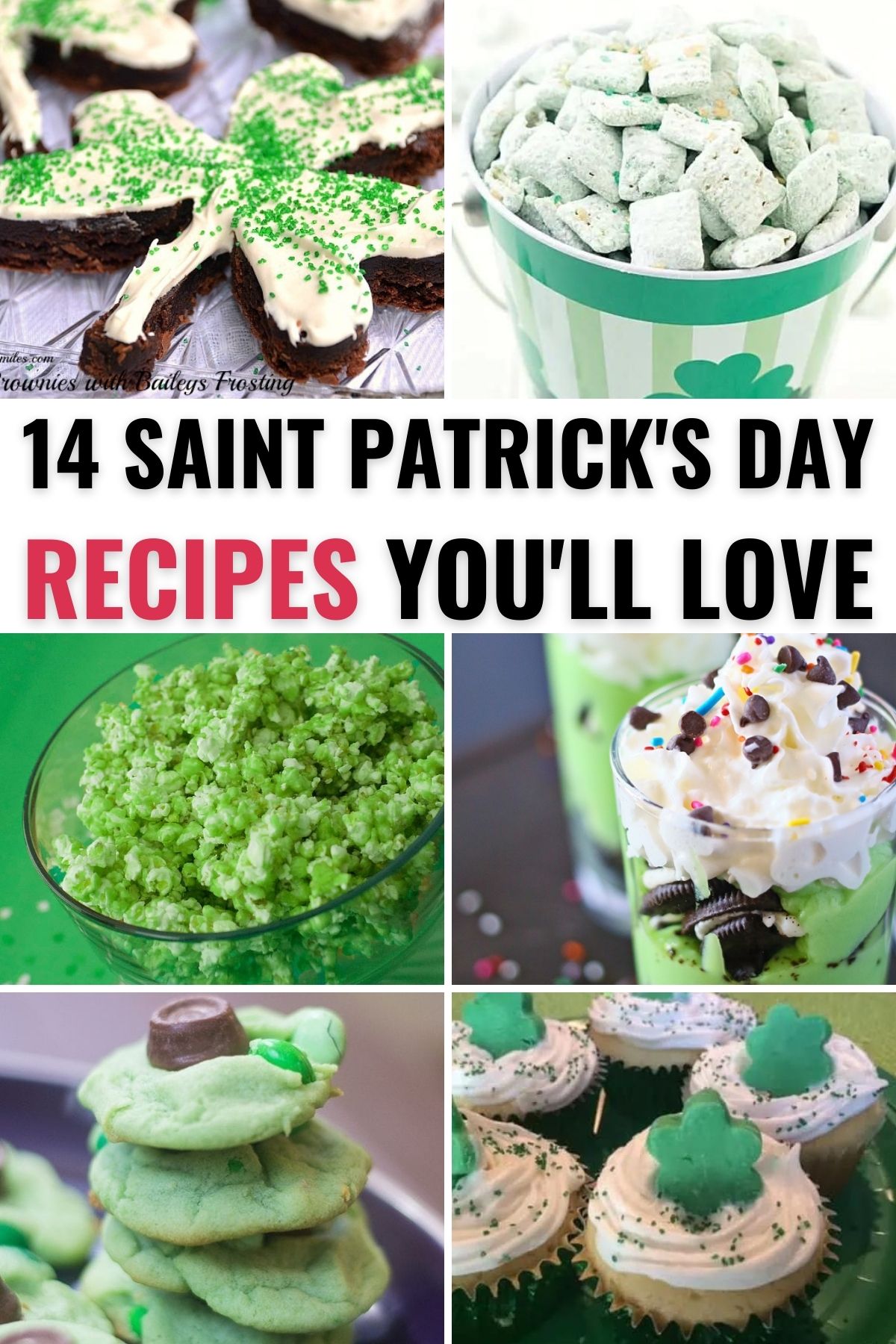 A collection of Saint Patrick's Day dessert recipes.