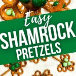 Easy Shamrock Pretzels