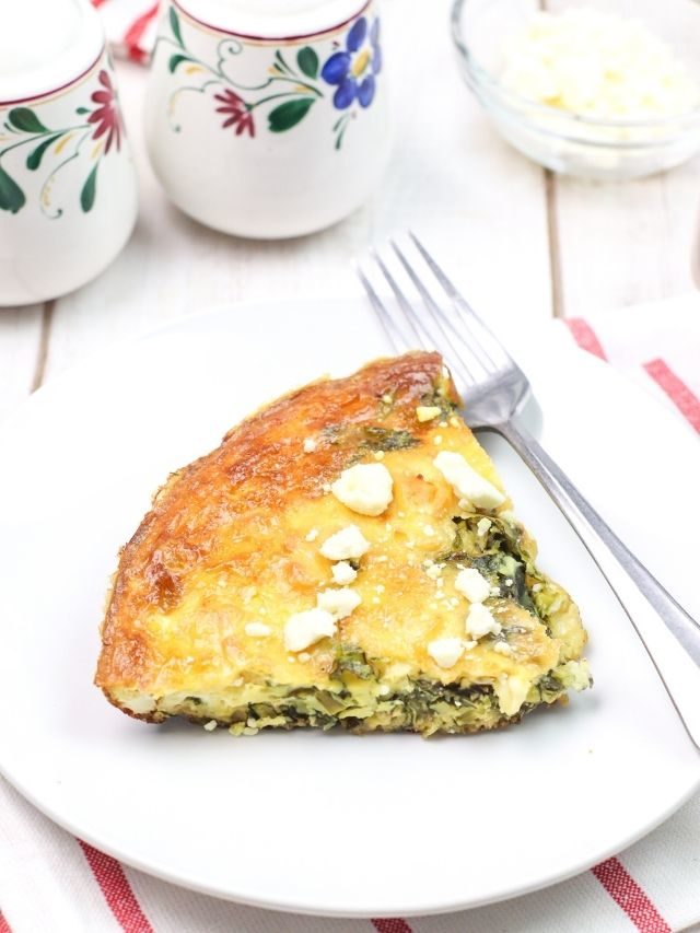 FRITTATA WITH SPINACH AND FETA