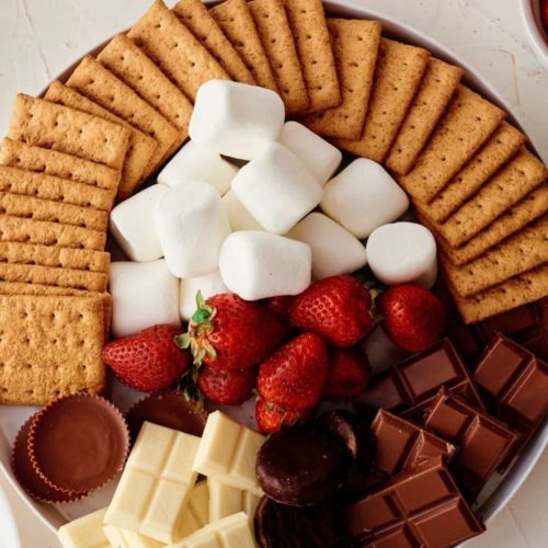 Fun and family friendly smores board