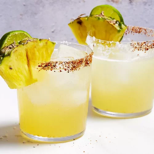 Hint of spice on a sweet margarita