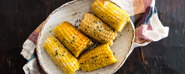 Savory crockpot cooked corn