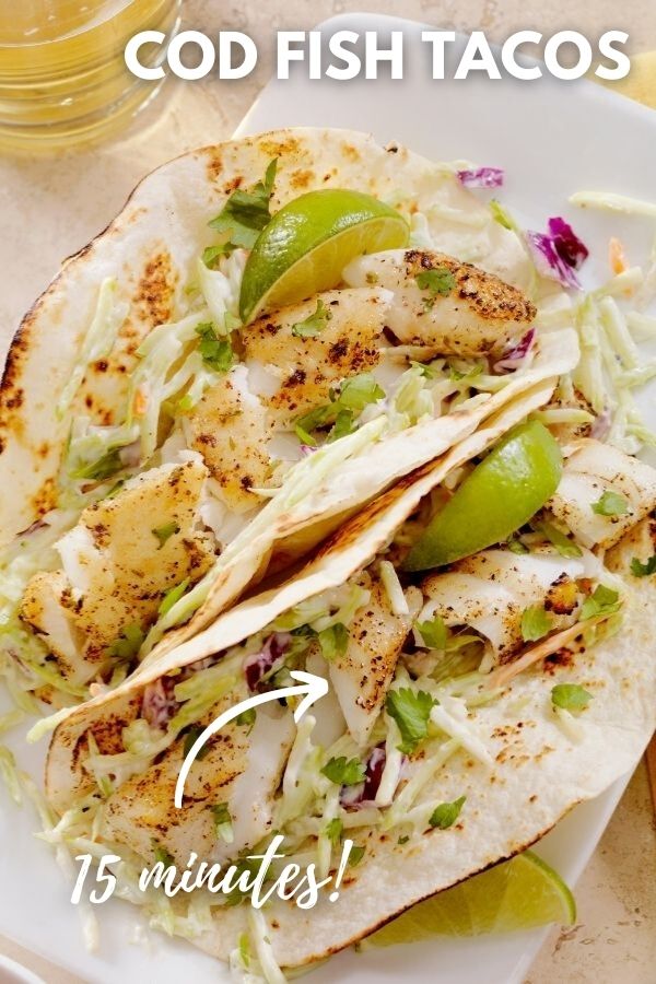 Cod Fish Tacos {15 Minute Recipe} | It Is a Keeper
