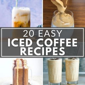 A collection of easy iced coffee recipes.