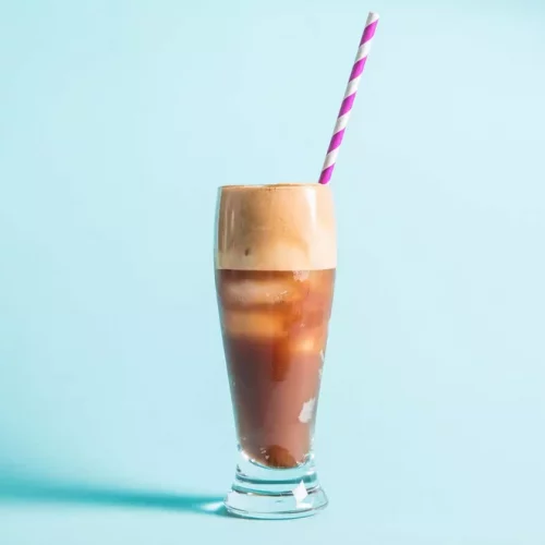 Frozen frappe iced coffee
