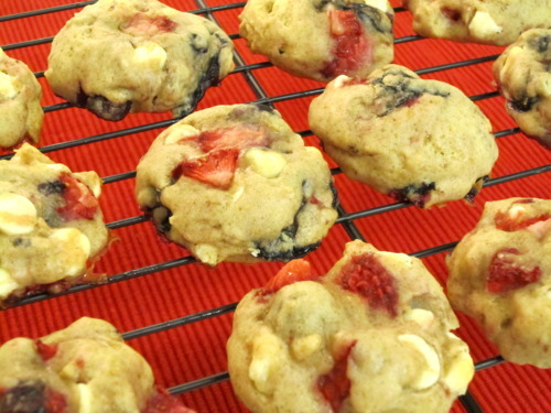 Closeup of Patriotic Cookies