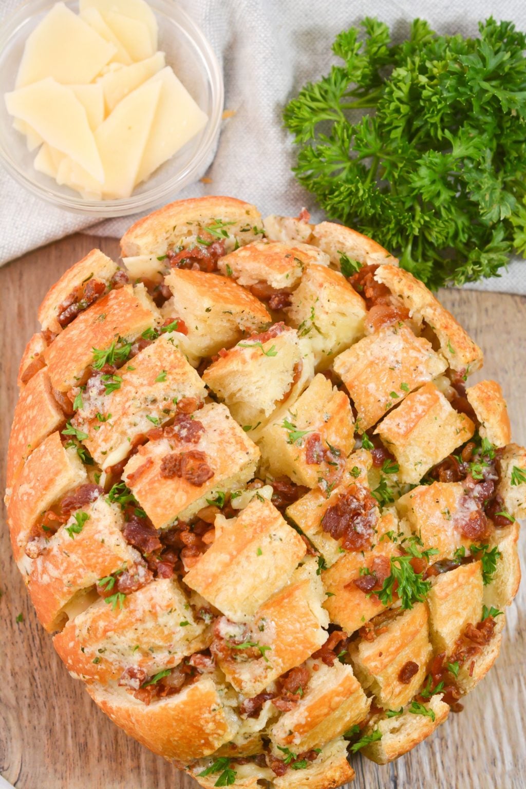 Bacon Ranch Crack Bread