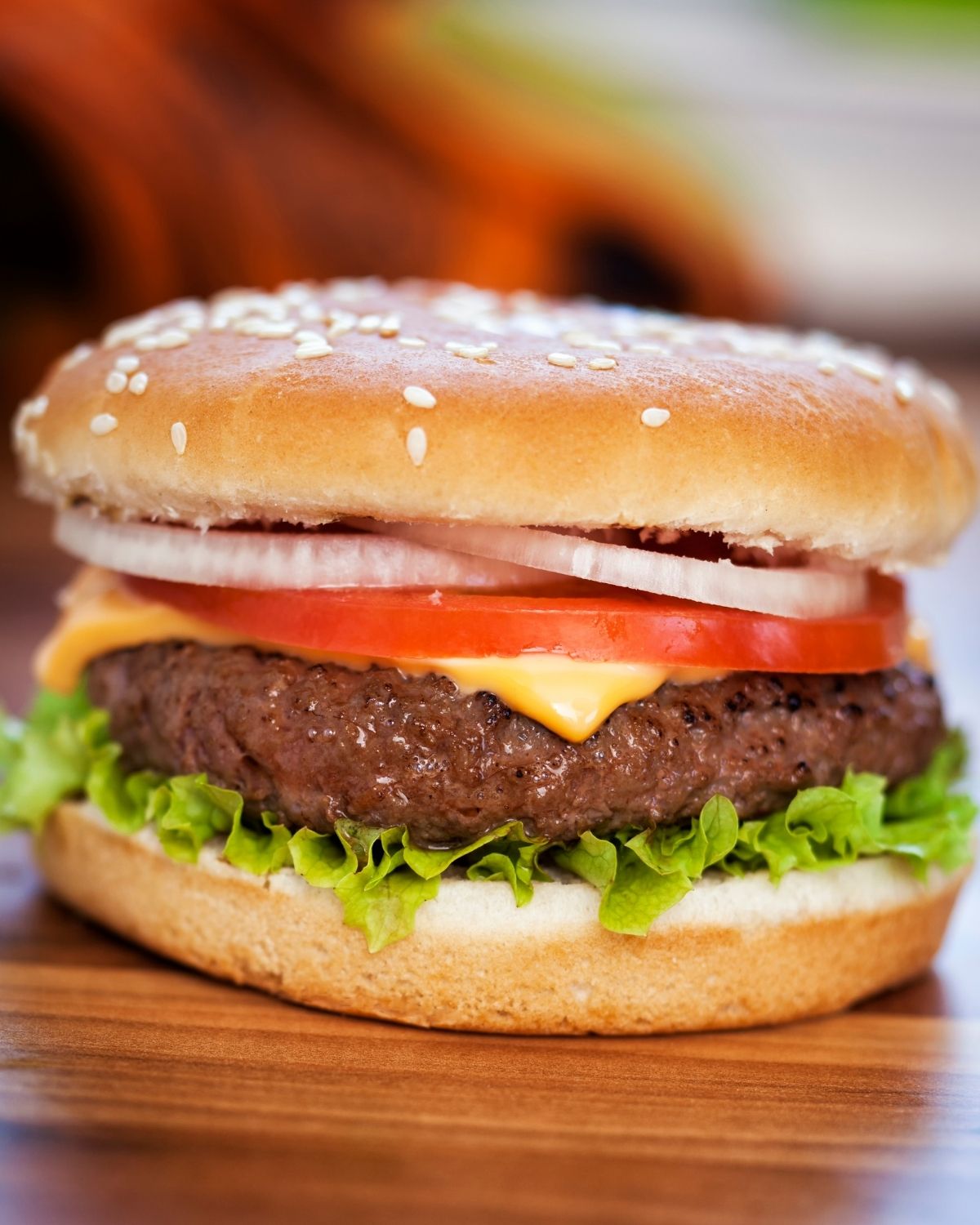 A closeup on the Best Seasoned Burgers.