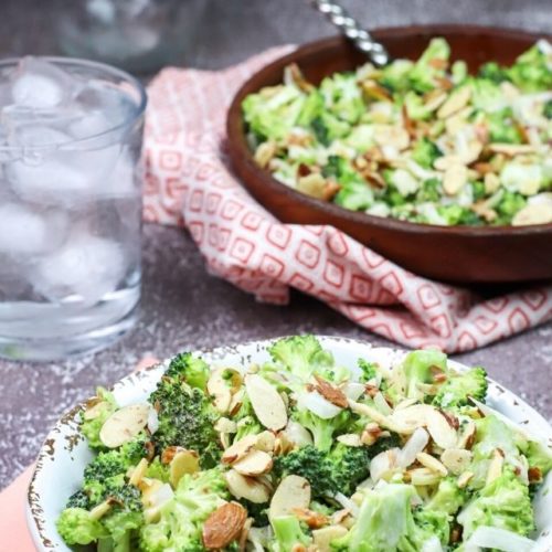 Broccoli Almond Salad - WEBSTORY COVER