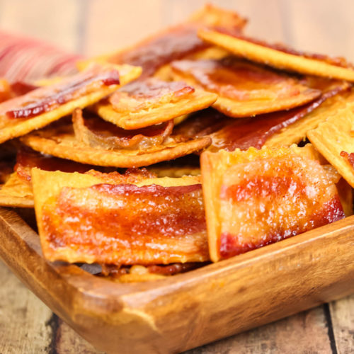 Glazed Bacon Crackers