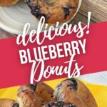 Glazed Blueberry Donuts
