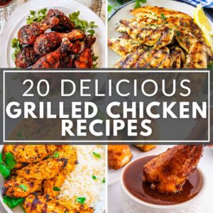 Grilled chicken 20 different ways.