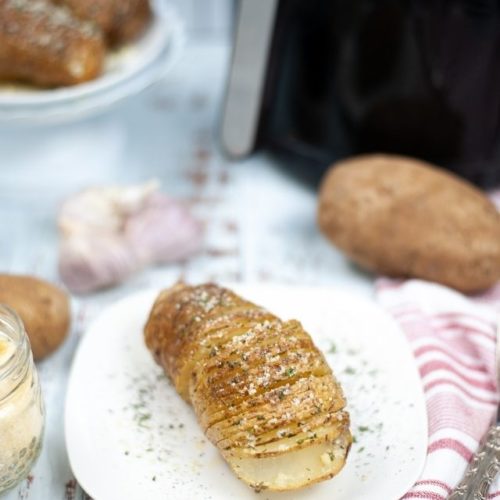Air Fryer Hasselback Potatoes - WEBSTORY COVER