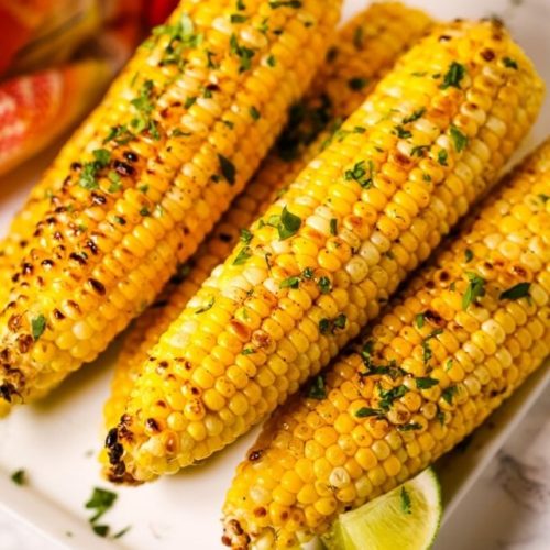 Chili Lime Grilled Corn - WEBSTORY COVER