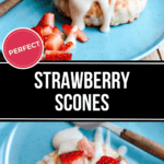 Two views of the breakfast treat.