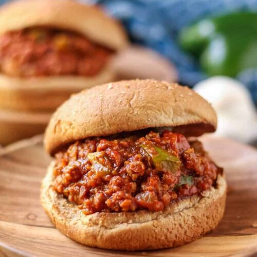 Two Sweet and Tangy Vegetarian Sloppy Joes