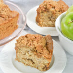 Two slices of the Apple Tea Cake.