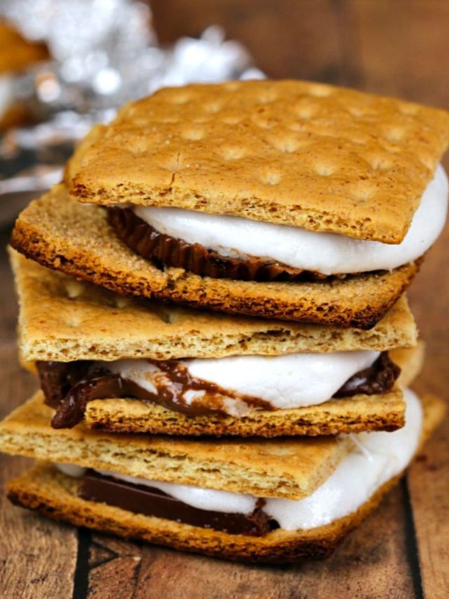 CAMPING SMORES {GRILLED}