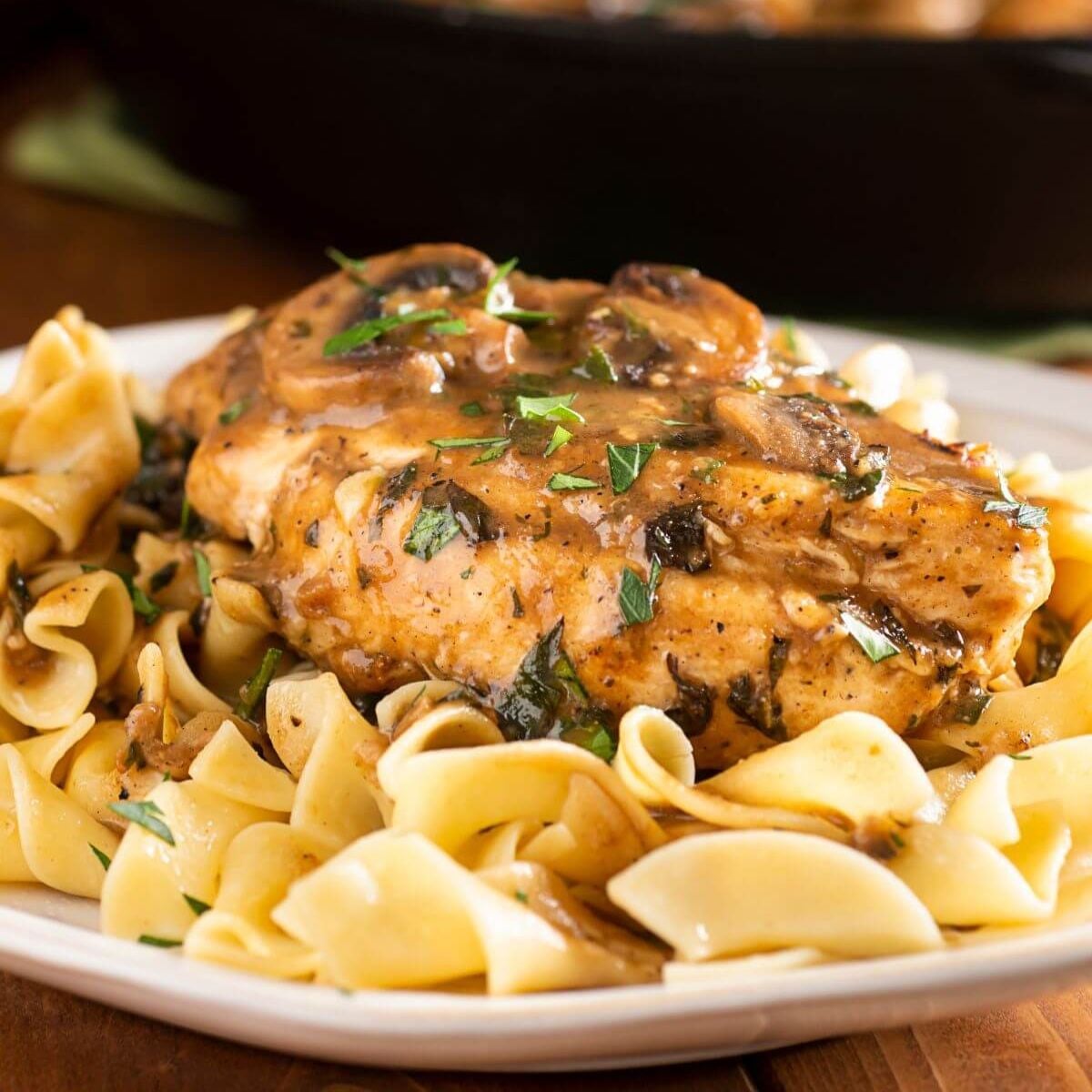 Chicken Marsala Pasta