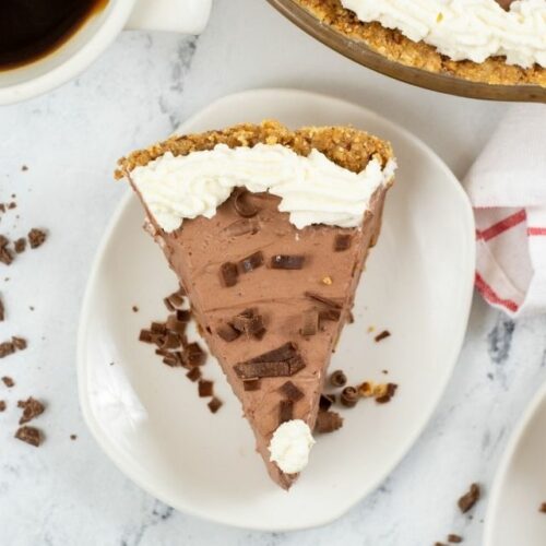Chocolate Jello Pudding Pie - WEBSTORY COVER